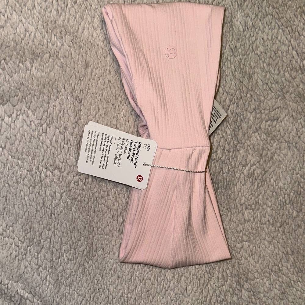 Lulu Lemon Light Pink Headband